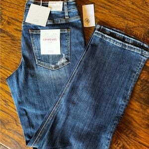 Lovervet Women's Blue Straight Leg Jeans